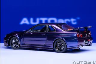 NISSAN SKYLINE GT-R (R34) Z-TUNE (MIDNIGHT PURPLE) AUTOart 1:18 Composite