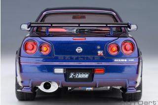 NISSAN SKYLINE GT-R (R34) Z-TUNE (MIDNIGHT PURPLE) AUTOart 1:18 Composite