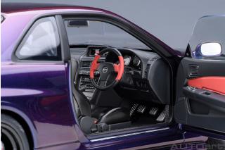 NISSAN SKYLINE GT-R (R34) Z-TUNE (MIDNIGHT PURPLE) AUTOart 1:18 Composite