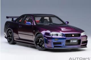 NISSAN SKYLINE GT-R (R34) Z-TUNE (MIDNIGHT PURPLE) AUTOart 1:18 Composite