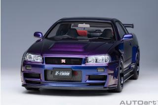 NISSAN SKYLINE GT-R (R34) Z-TUNE (MIDNIGHT PURPLE) AUTOart 1:18 Composite