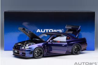 NISSAN SKYLINE GT-R (R34) Z-TUNE (MIDNIGHT PURPLE) AUTOart 1:18 Composite