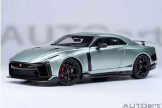 Nissan GT-R50 BY ITALDESIGN (metallic green/black) 2020 (composite model/two doors openings, total 4 opening) AUTOart 1:18 Composite