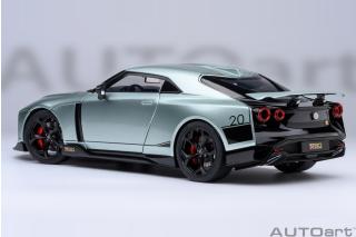Nissan GT-R50 BY ITALDESIGN (metallic green/black) 2020 (composite model/two doors openings, total 4 opening) AUTOart 1:18 Composite