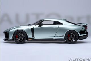 Nissan GT-R50 BY ITALDESIGN (metallic green/black) 2020 (composite model/two doors openings, total 4 opening) AUTOart 1:18 Composite