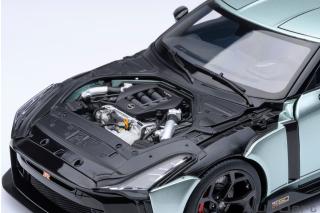 Nissan GT-R50 BY ITALDESIGN (metallic green/black) 2020 (composite model/two doors openings, total 4 opening) AUTOart 1:18 Composite