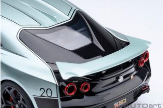 Nissan GT-R50 BY ITALDESIGN (metallic green/black) 2020 (composite model/two doors openings, total 4 opening) AUTOart 1:18 Composite
