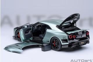 Nissan GT-R50 BY ITALDESIGN (metallic green/black) 2020 (composite model/two doors openings, total 4 opening) AUTOart 1:18 Composite