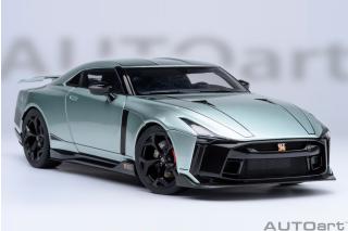 Nissan GT-R50 BY ITALDESIGN (metallic green/black) 2020 (composite model/two doors openings, total 4 opening) AUTOart 1:18 Composite