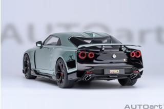 Nissan GT-R50 BY ITALDESIGN (metallic green/black) 2020 (composite model/two doors openings, total 4 opening) AUTOart 1:18 Composite