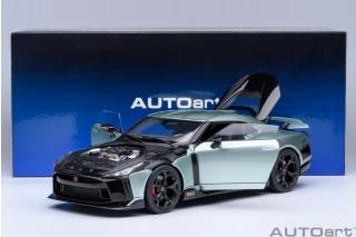Nissan GT-R50 BY ITALDESIGN (metallic green/black) 2020 (composite model/two doors openings, total 4 opening) AUTOart 1:18 Composite
