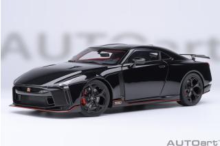 Nissan GT-R50 BY ITALDESIGN (black / matt black) 2020 (composite model/two doors openings, total 4 opening)  AUTOart 1:18 Composite