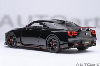 Nissan GT-R50 BY ITALDESIGN (black / matt black) 2020 (composite model/two doors openings, total 4 opening)  AUTOart 1:18 Composite