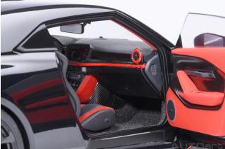Nissan GT-R50 BY ITALDESIGN (black / matt black) 2020 (composite model/two doors openings, total 4 opening)  AUTOart 1:18 Composite