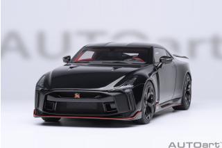 Nissan GT-R50 BY ITALDESIGN (black / matt black) 2020 (composite model/two doors openings, total 4 opening)  AUTOart 1:18 Composite