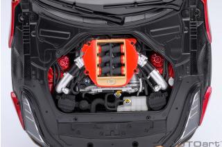 Nissan GT-R50 BY ITALDESIGN (metallic red/gold) 2020 (composite model/two doors openings, total 4 opening) AUTOart 1:18 Composite