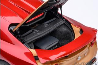 Nissan GT-R50 BY ITALDESIGN (metallic red/gold) 2020 (composite model/two doors openings, total 4 opening) AUTOart 1:18 Composite