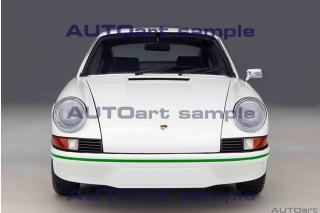 Porsche 911 Carrera 2.7 RS (Grand Prix white/green Stripes)   AUTOart 1:18