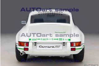 Porsche 911 Carrera 2.7 RS (Grand Prix white/green Stripes)   AUTOart 1:18