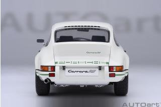 Porsche 911 Carrera 2.7 RS (Grand Prix white/green Stripes)   AUTOart 1:18