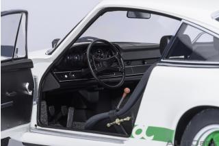 Porsche 911 Carrera 2.7 RS (Grand Prix white/green Stripes)   AUTOart 1:18