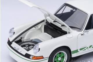 Porsche 911 Carrera 2.7 RS (Grand Prix white/green Stripes)   AUTOart 1:18