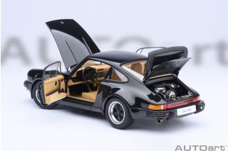 Porsche 911 (930) Turbo 3.0 black - 4 Openings AUTOart 1:18 Composite