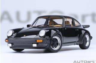 Porsche 911 (930) Turbo 3.0 black - 4 Openings AUTOart 1:18 Composite