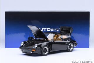 Porsche 911 (930) Turbo 3.0 black - 4 Openings AUTOart 1:18 Composite