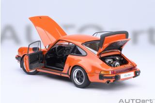 Porsche 911 (930) Turbo 3.0 continental orange - 4 Openings AUTOart 1:18 Composite