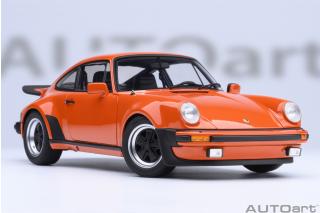 Porsche 911 (930) Turbo 3.0 continental orange - 4 Openings AUTOart 1:18 Composite