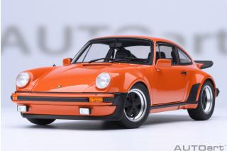 Porsche 911 (930) Turbo 3.0 continental orange - 4 Openings AUTOart 1:18 Composite