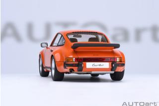 Porsche 911 (930) Turbo 3.0 continental orange - 4 Openings AUTOart 1:18 Composite