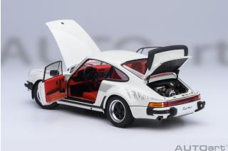 Porsche 911 (930) Turbo 3.0 grand prix white - 4 Openings AUTOart 1:18 Composite