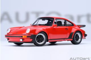 Porsche 911 (930) Turbo 3.0 guards red - 4 Openings AUTOart 1:18 Composite