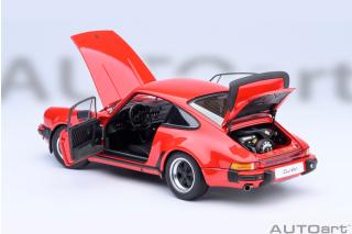 Porsche 911 (930) Turbo 3.0 guards red - 4 Openings AUTOart 1:18 Composite