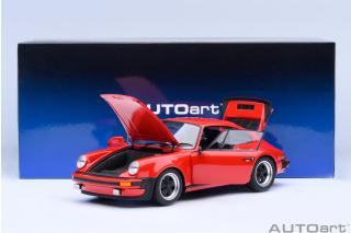 Porsche 911 (930) Turbo 3.0 guards red - 4 Openings AUTOart 1:18 Composite