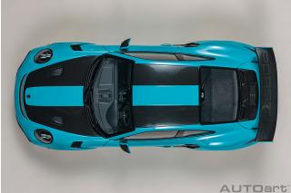 PORSCHE 911(991.2) GT2 RS WEISSACH PACKAGE 2017 (MIAMI BLUE) (COMPOSITE MODEL/FULL OPENINGS) MAGNESIUM FELGEN AUTOart 1:18