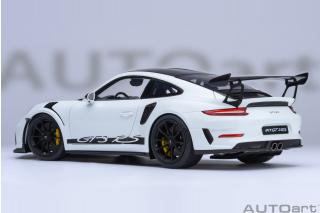 PORSCHE 911(991.2) GT3 RS WEISSACH PACKAGE 2017 (white) (COMPOSITE MODEL/FULL OPENINGS) ALLUFELGEN AUTOart 1:18