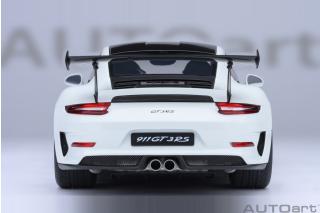 PORSCHE 911(991.2) GT3 RS WEISSACH PACKAGE 2017 (white) (COMPOSITE MODEL/FULL OPENINGS) ALLUFELGEN AUTOart 1:18