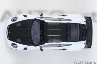 PORSCHE 911(991.2) GT3 RS WEISSACH PACKAGE 2017 (white) (COMPOSITE MODEL/FULL OPENINGS) ALLUFELGEN AUTOart 1:18