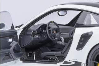 PORSCHE 911(991.2) GT3 RS WEISSACH PACKAGE 2017 (white) (COMPOSITE MODEL/FULL OPENINGS) ALLUFELGEN AUTOart 1:18