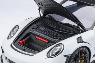 PORSCHE 911(991.2) GT3 RS WEISSACH PACKAGE 2017 (white) (COMPOSITE MODEL/FULL OPENINGS) ALLUFELGEN AUTOart 1:18