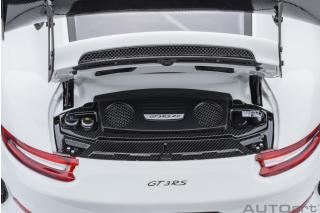 PORSCHE 911(991.2) GT3 RS WEISSACH PACKAGE 2017 (white) (COMPOSITE MODEL/FULL OPENINGS) ALLUFELGEN AUTOart 1:18