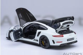 PORSCHE 911(991.2) GT3 RS WEISSACH PACKAGE 2017 (white) (COMPOSITE MODEL/FULL OPENINGS) ALLUFELGEN AUTOart 1:18