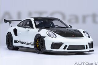 PORSCHE 911(991.2) GT3 RS WEISSACH PACKAGE 2017 (white) (COMPOSITE MODEL/FULL OPENINGS) ALLUFELGEN AUTOart 1:18