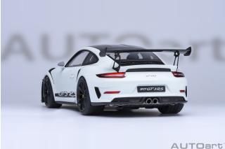 PORSCHE 911(991.2) GT3 RS WEISSACH PACKAGE 2017 (white) (COMPOSITE MODEL/FULL OPENINGS) ALLUFELGEN AUTOart 1:18
