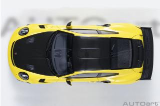 PORSCHE 911(991.2) GT3 RS WEISSACH PACKAGE 2017 (racing yellow) (COMPOSITE MODEL/FULL OPENINGS) MAGNESIUM FELGEN AUTOart 1:18