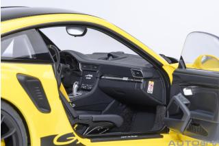 PORSCHE 911(991.2) GT3 RS WEISSACH PACKAGE 2017 (racing yellow) (COMPOSITE MODEL/FULL OPENINGS) MAGNESIUM FELGEN AUTOart 1:18