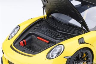 PORSCHE 911(991.2) GT3 RS WEISSACH PACKAGE 2017 (racing yellow) (COMPOSITE MODEL/FULL OPENINGS) MAGNESIUM FELGEN AUTOart 1:18